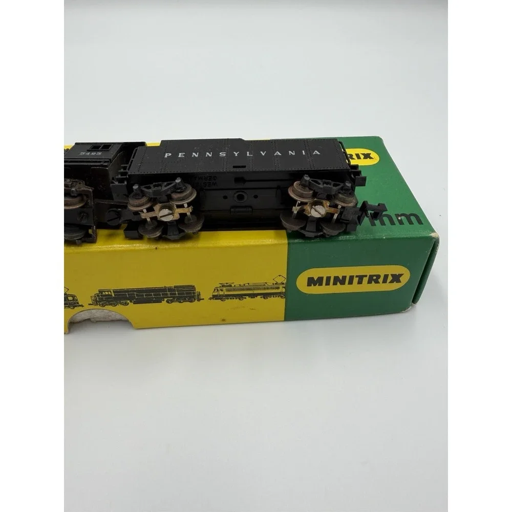 Minitrix N Scale Pennsylvania 5495 Steam Loco 1970 Trix Germany 9mm